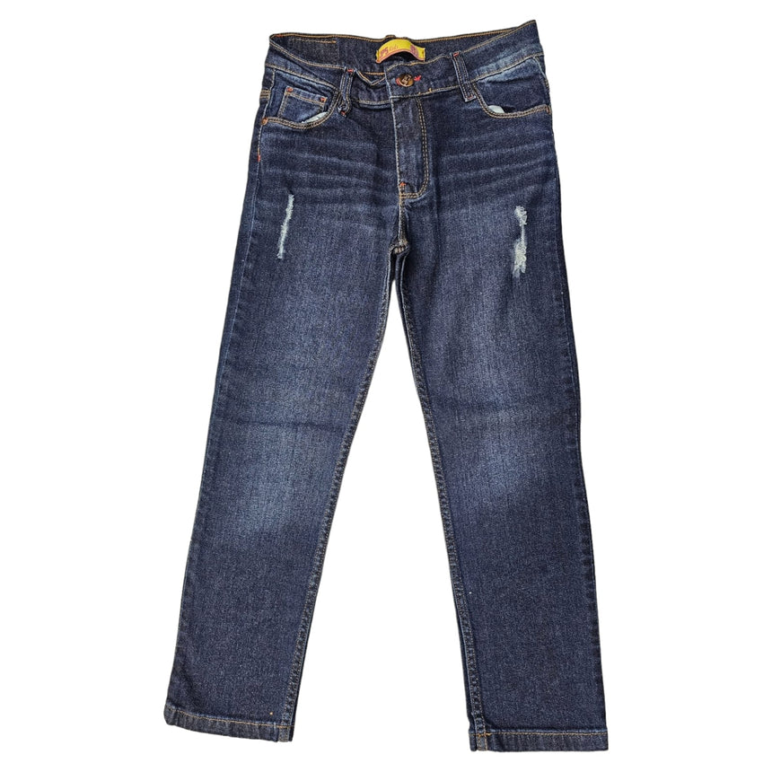 Jean para varon oscuro con roturas