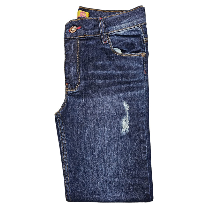 Jean para varon oscuro con roturas