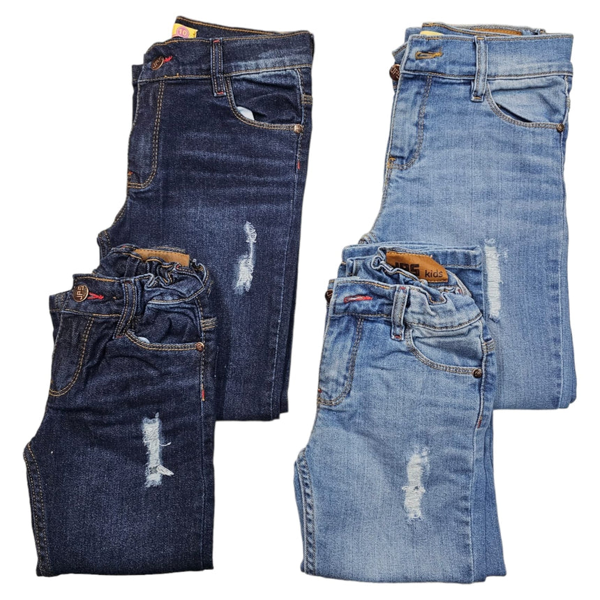 Jean para varon oscuro con roturas