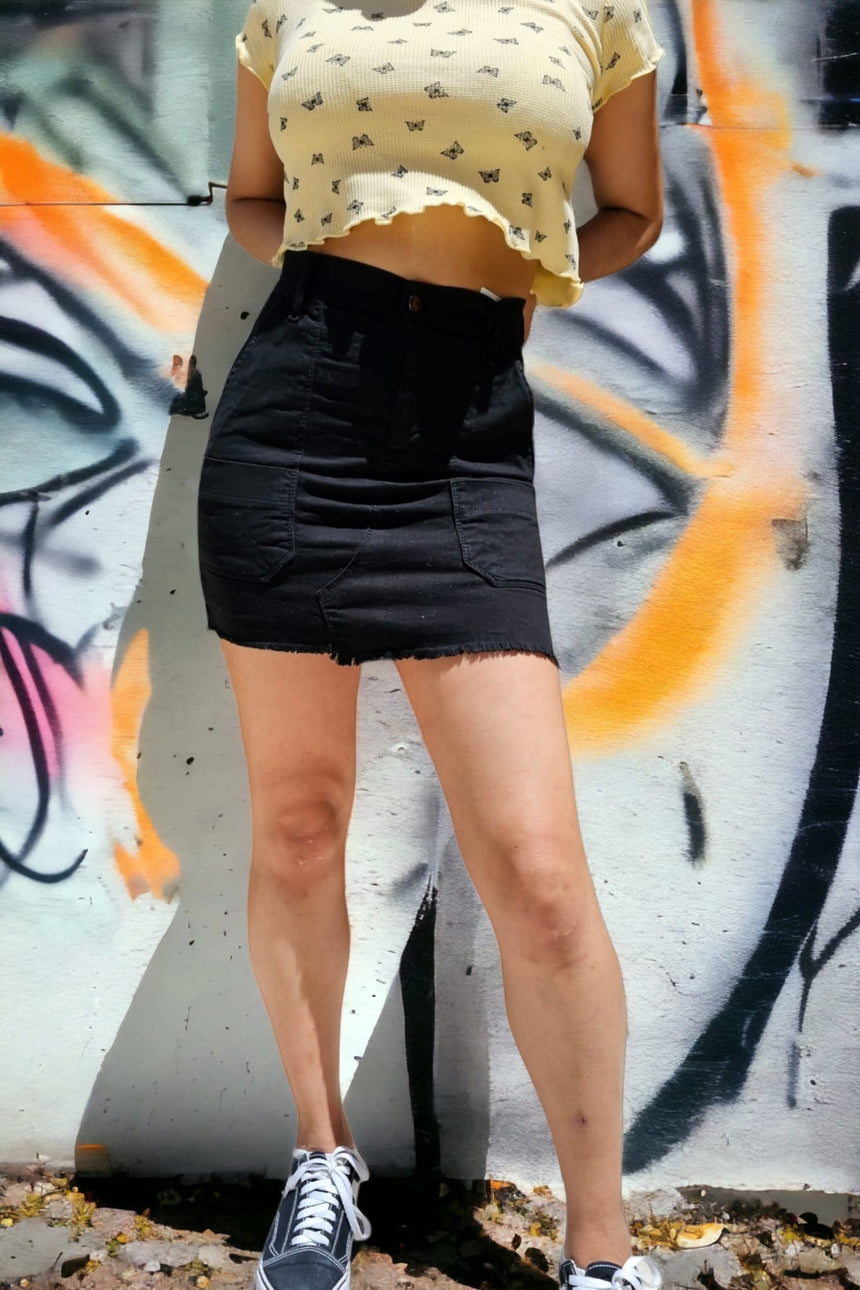 Minifalda cargo
