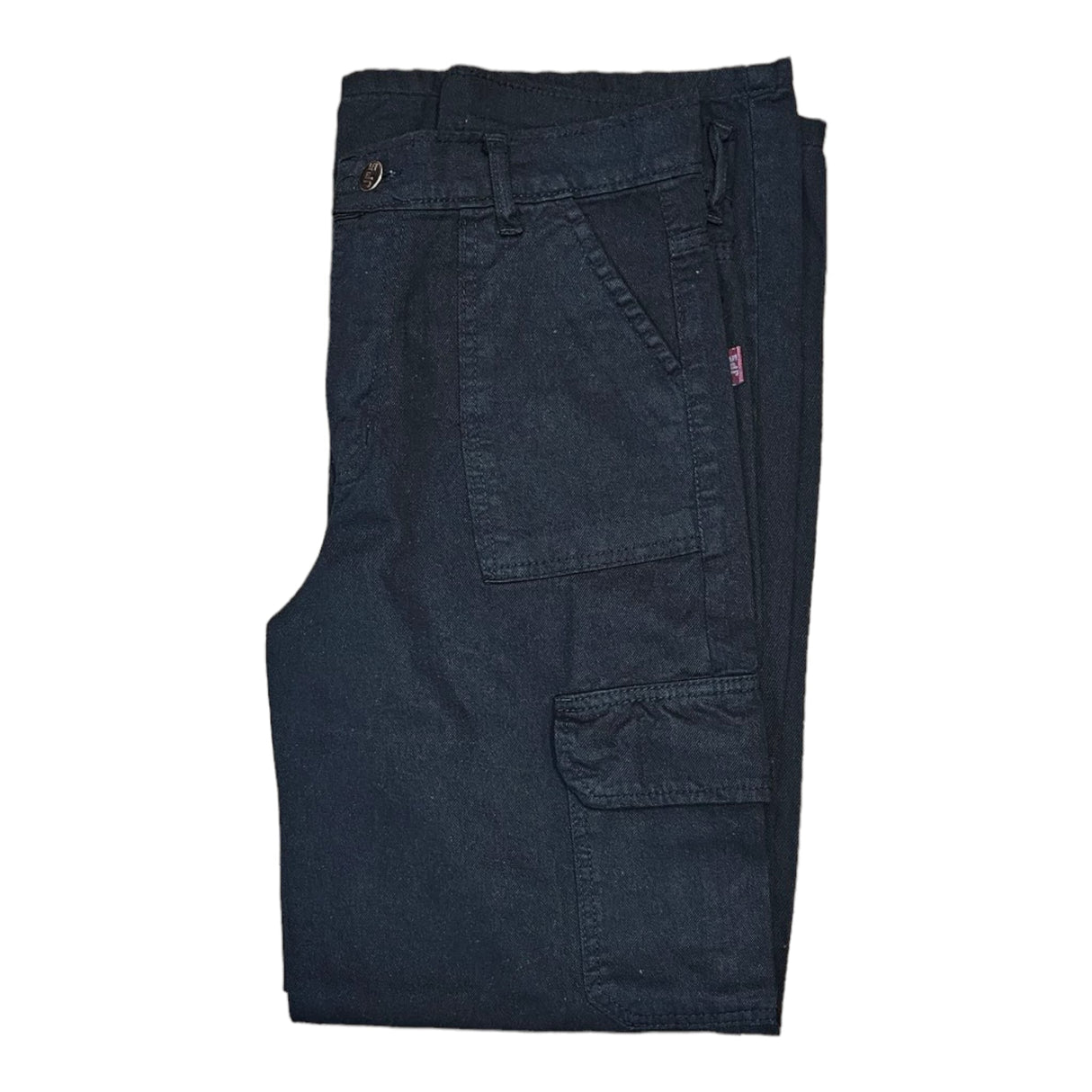 Jean cargo ancho sin licra