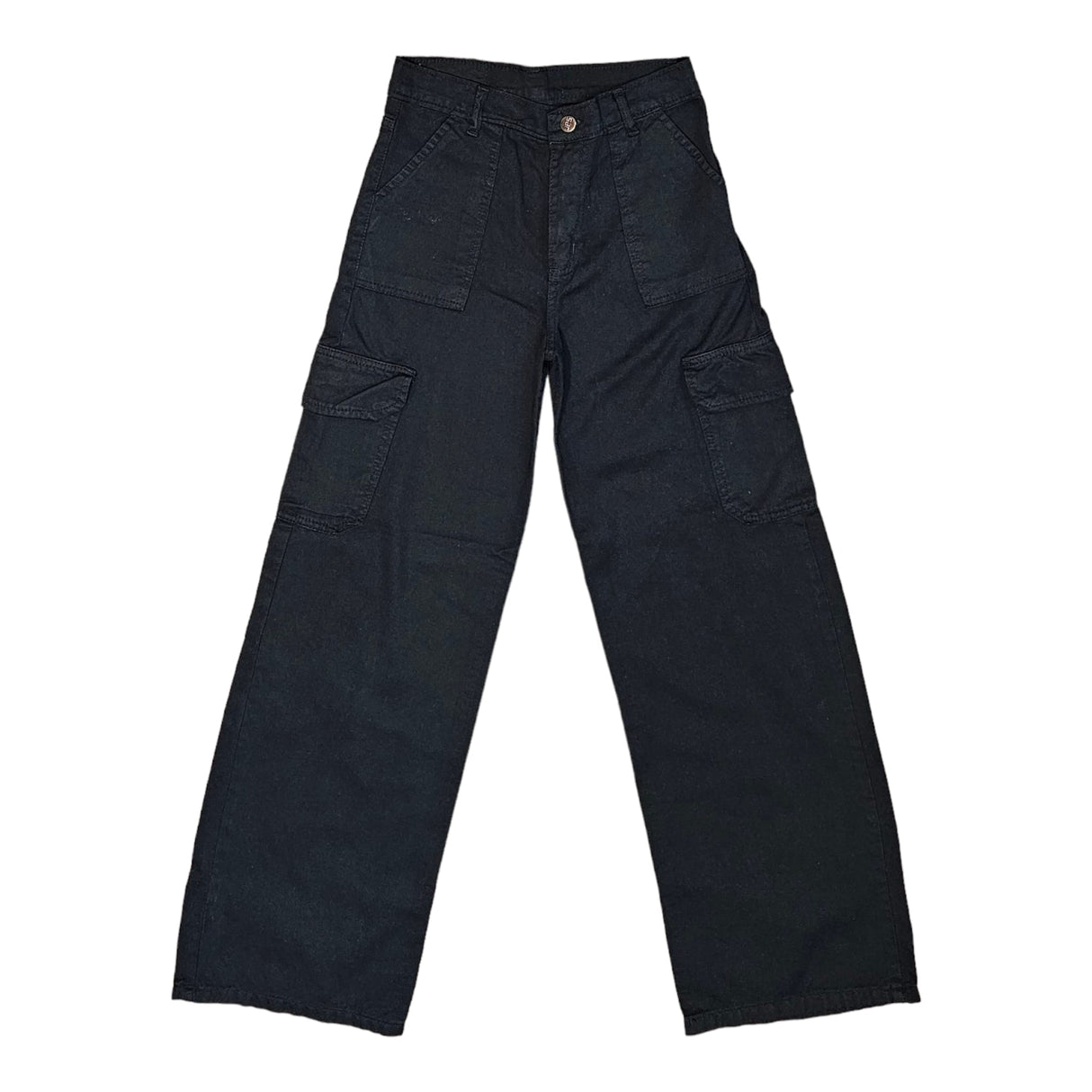 Jean cargo ancho sin licra