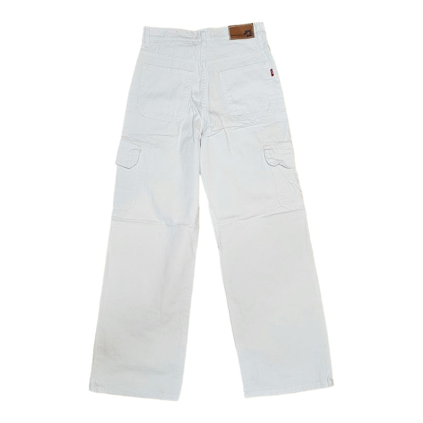 Jean cargo ancho sin licra