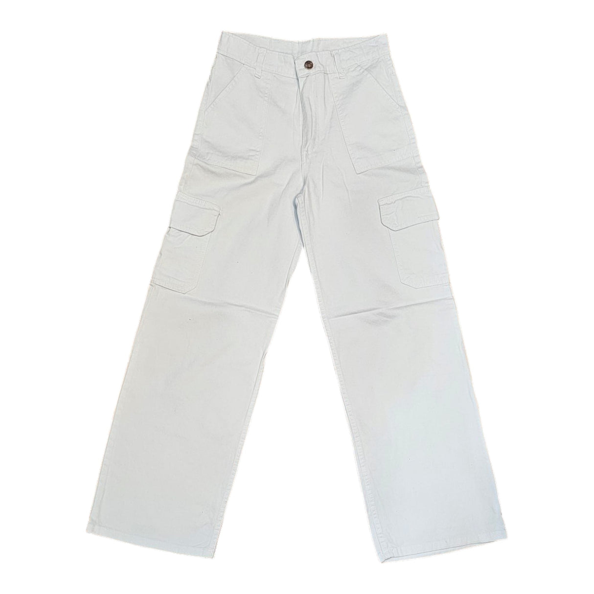 Jean cargo ancho sin licra