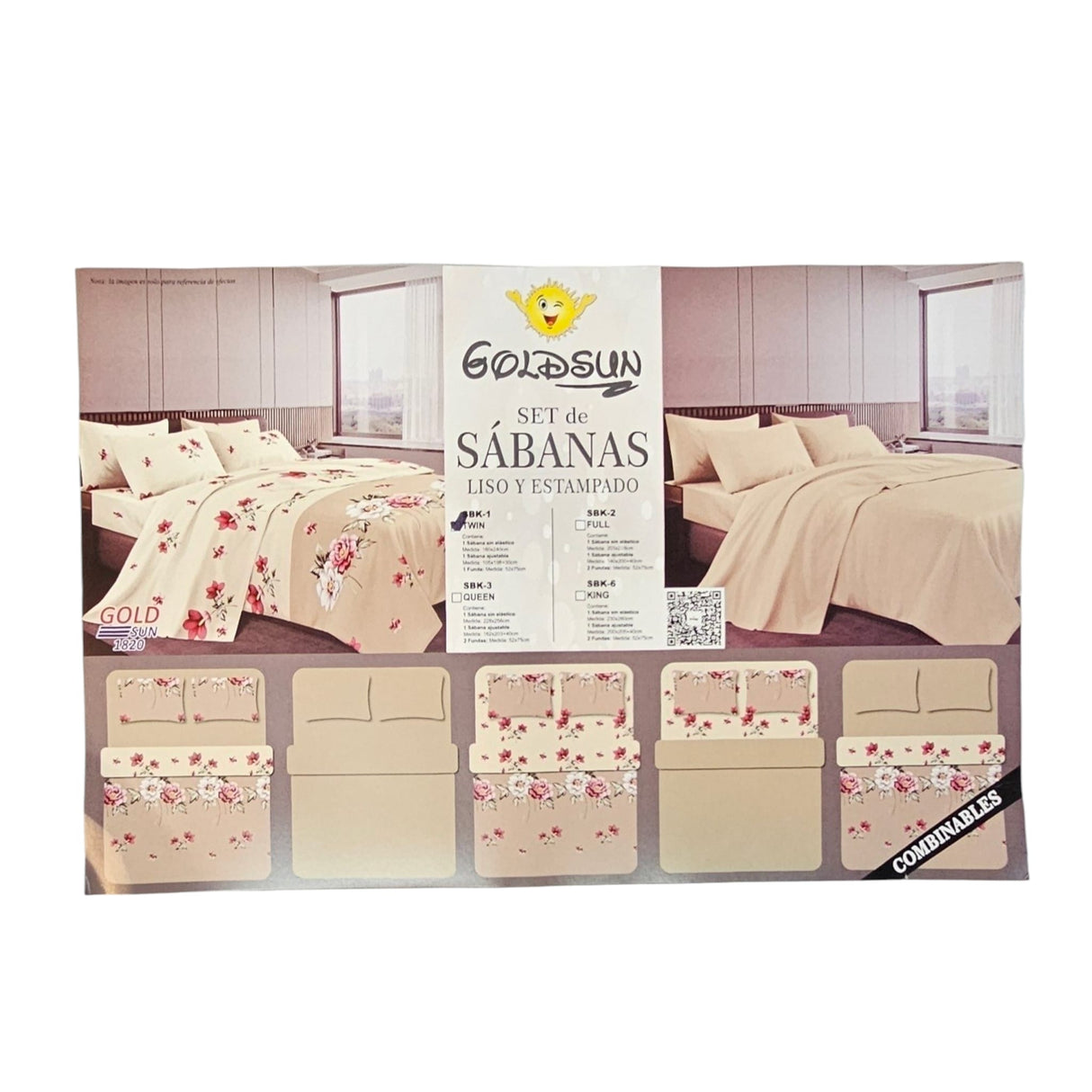 Sanabas 1 plaza y media combinables