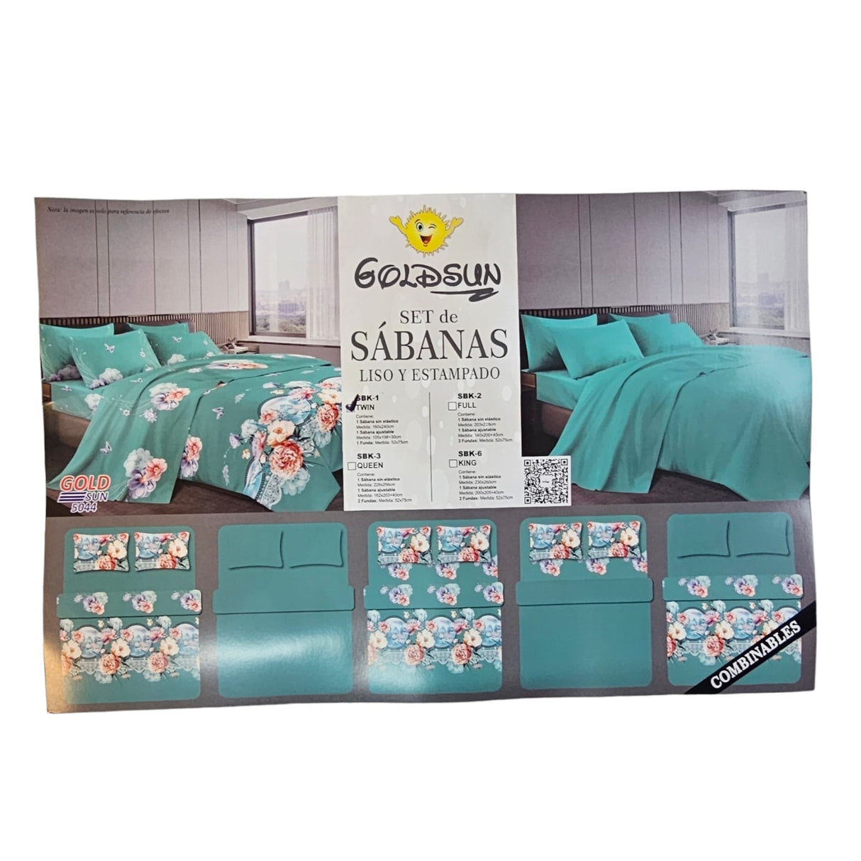 Sanabas 1 plaza y media combinables