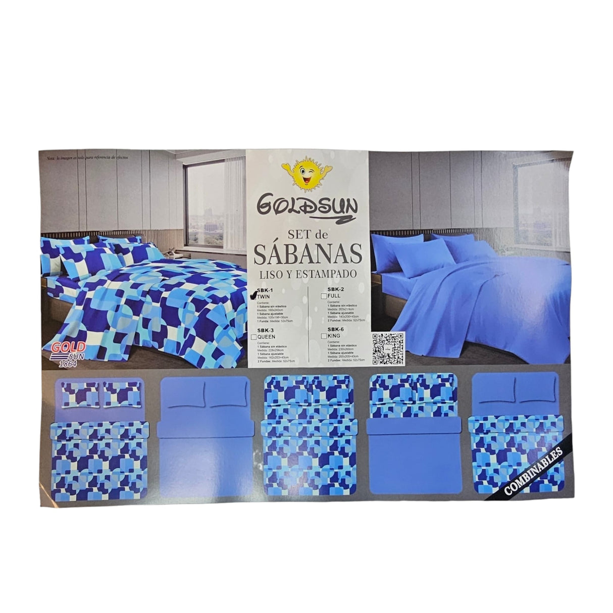 Sanabas 1 plaza y media combinables