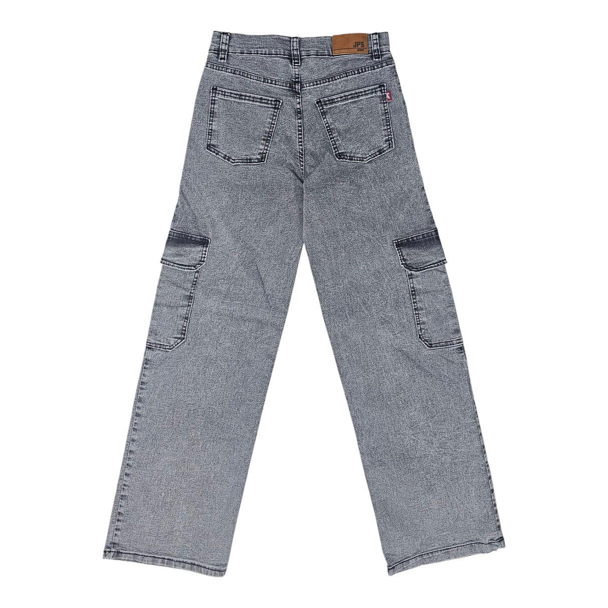 Cargo wide leg gris oscuro