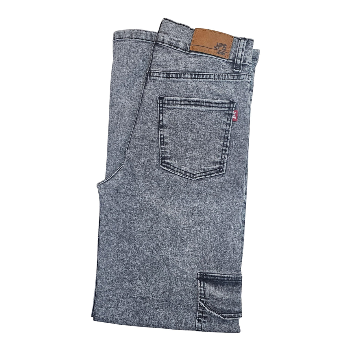 Cargo wide leg gris oscuro