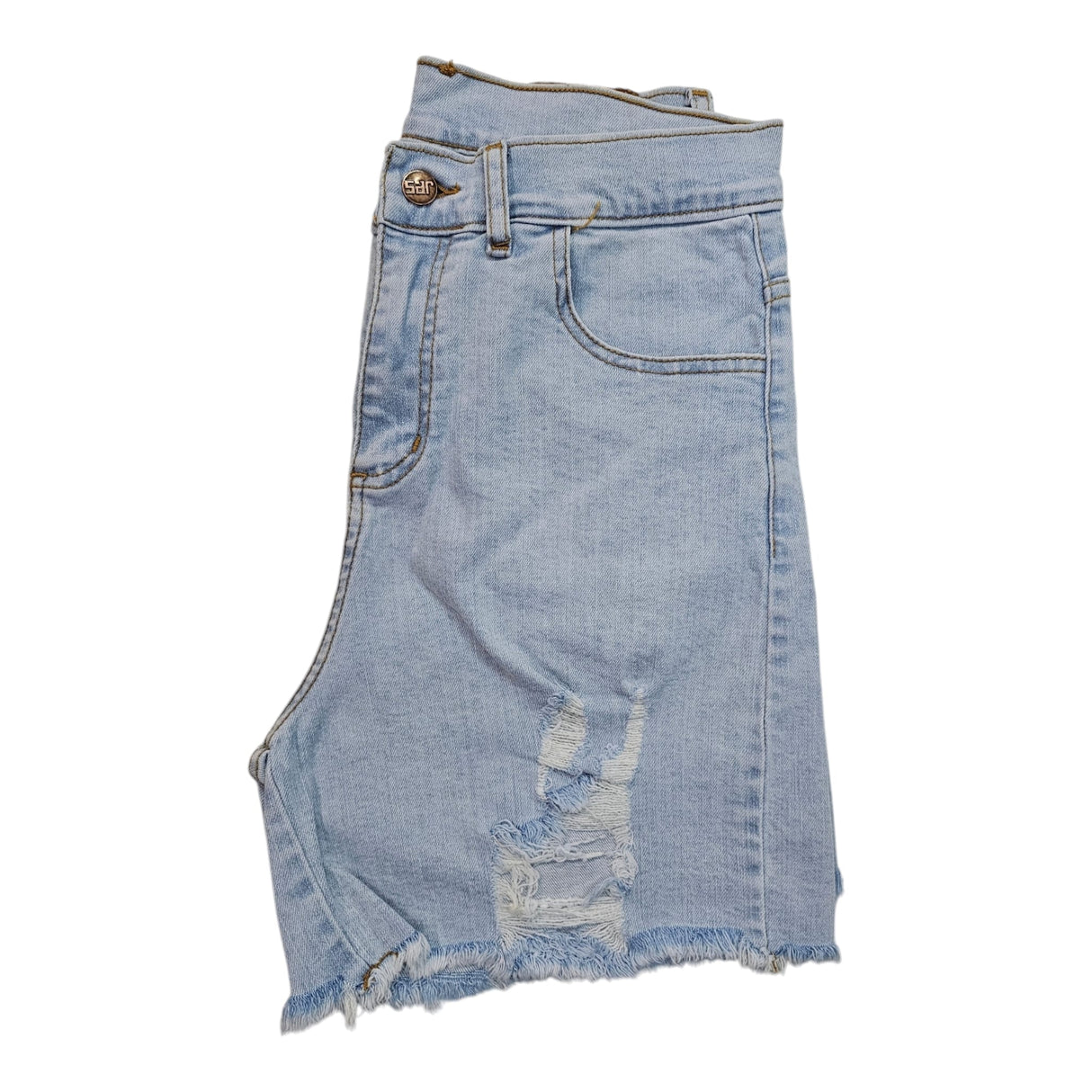 Short de jean con roturas