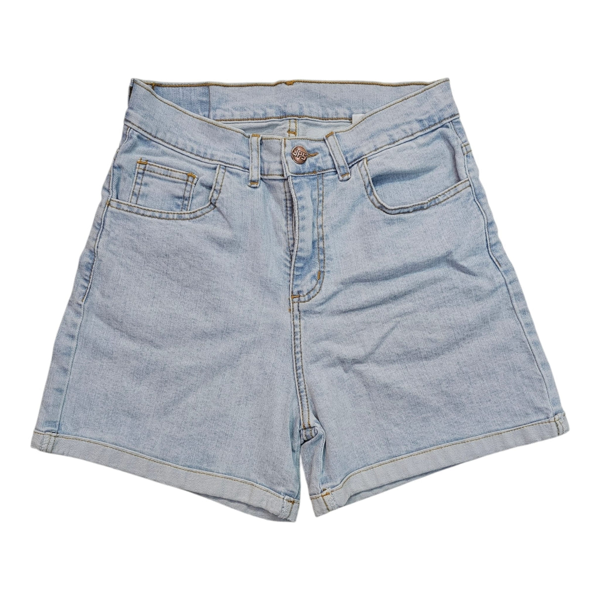 short de jean con dobladillo