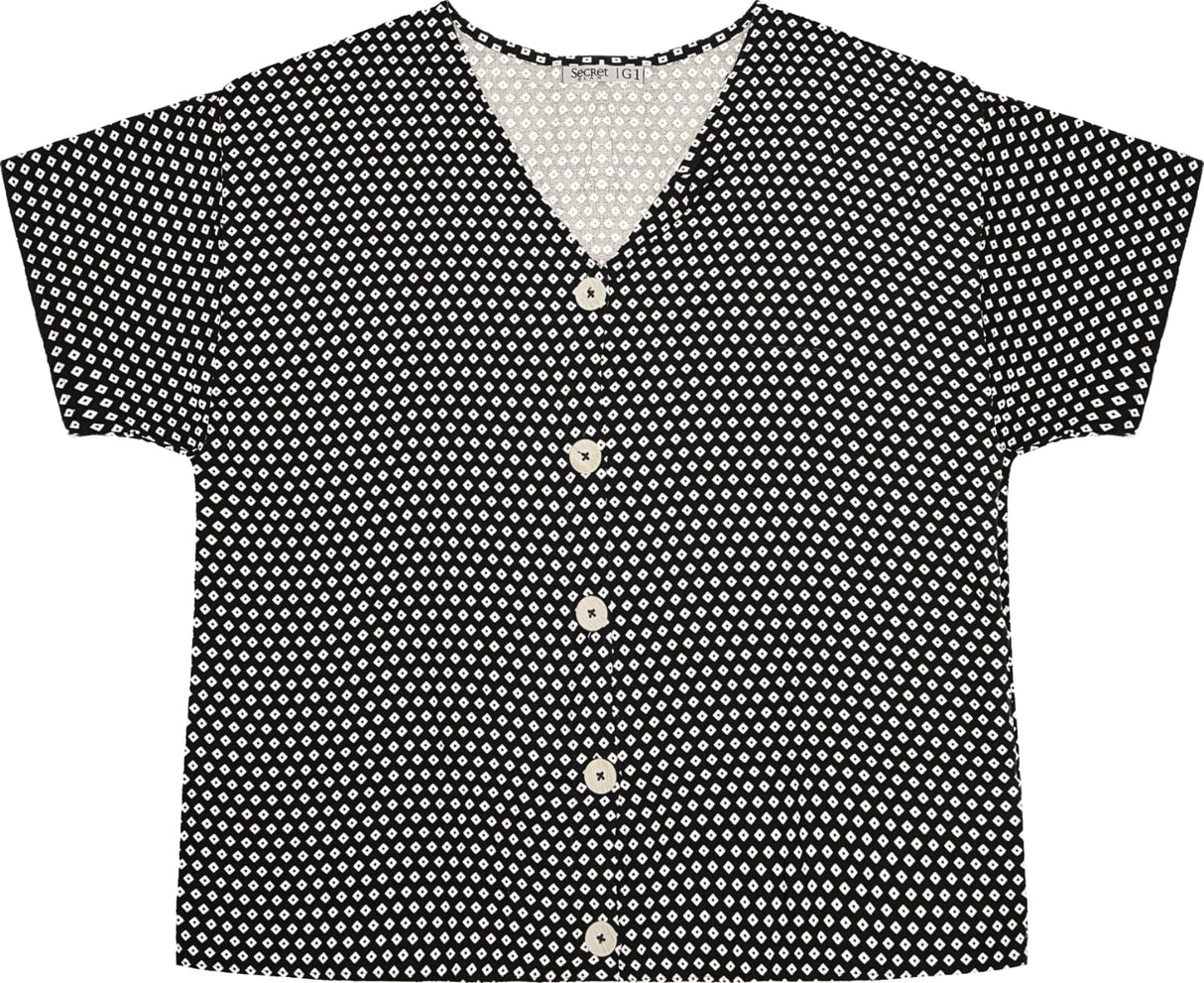 Blusa talle especial Secret con botones