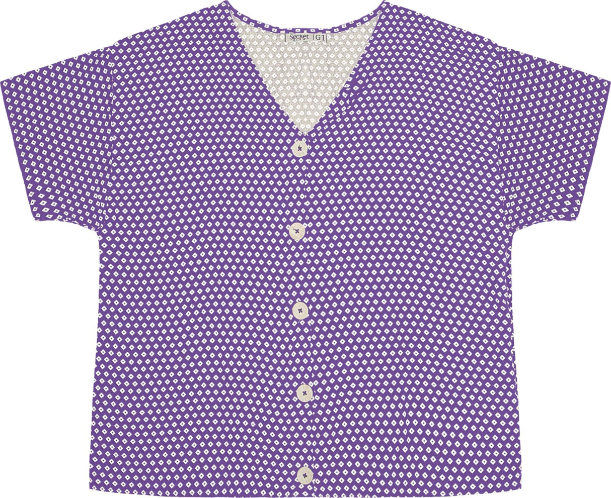 Blusa talle especial Secret con botones