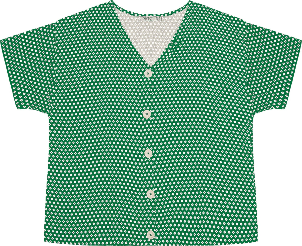 Blusa talle especial Secret con botones