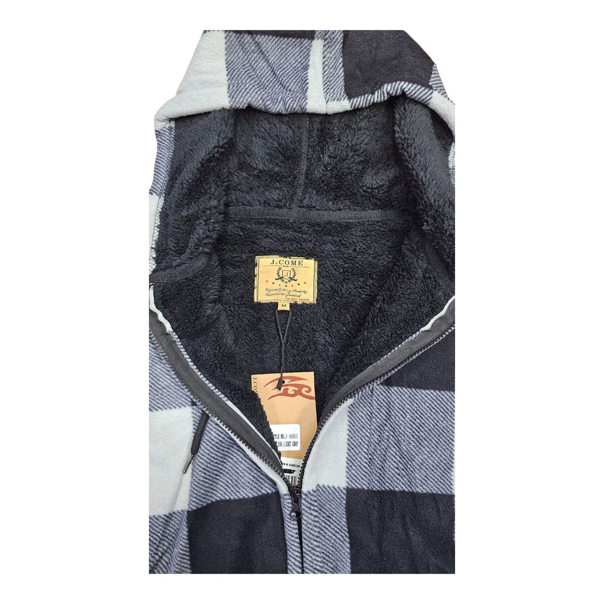 Campera a cuadros forrada