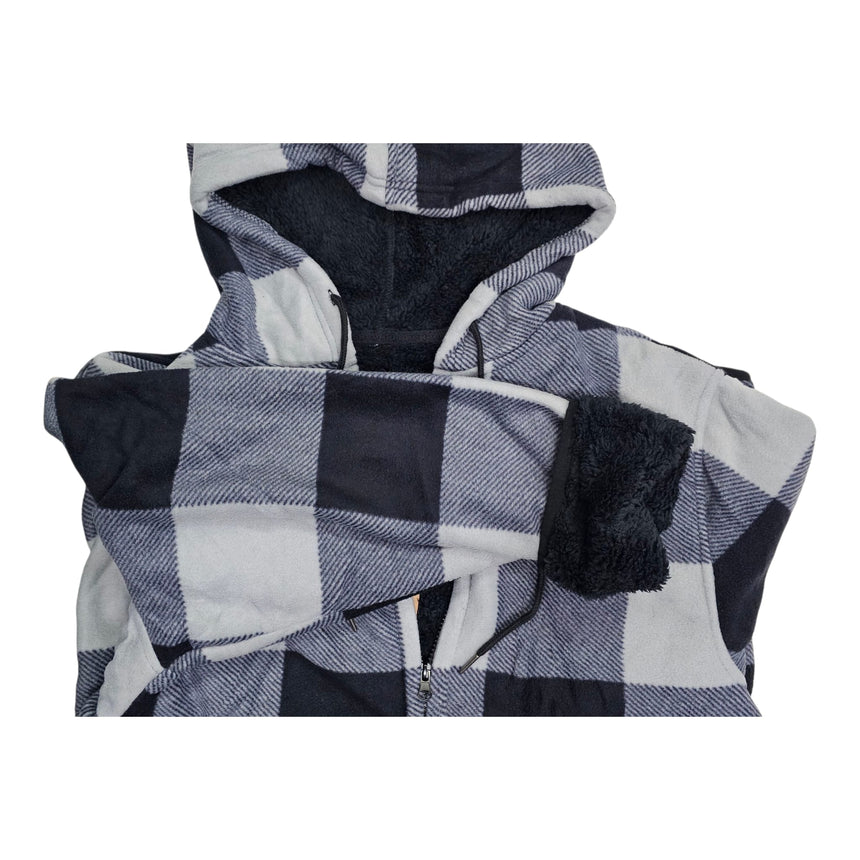 Campera a cuadros forrada