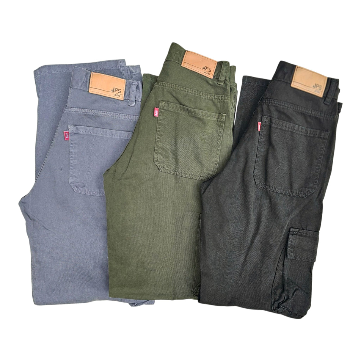 Wide leg cargo de hombre