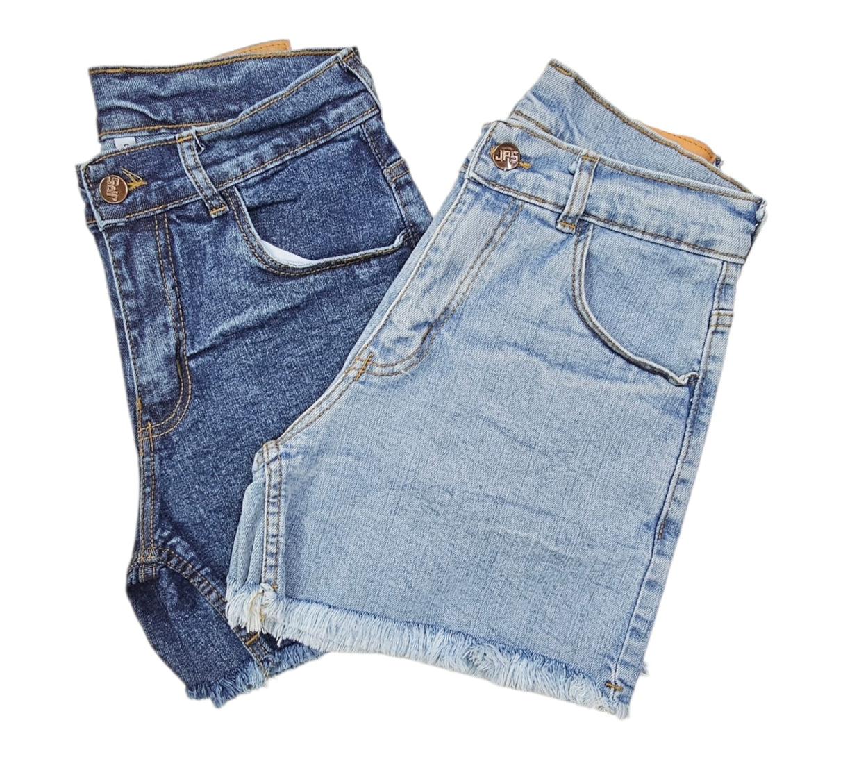 Short de jean desflecado oscuro