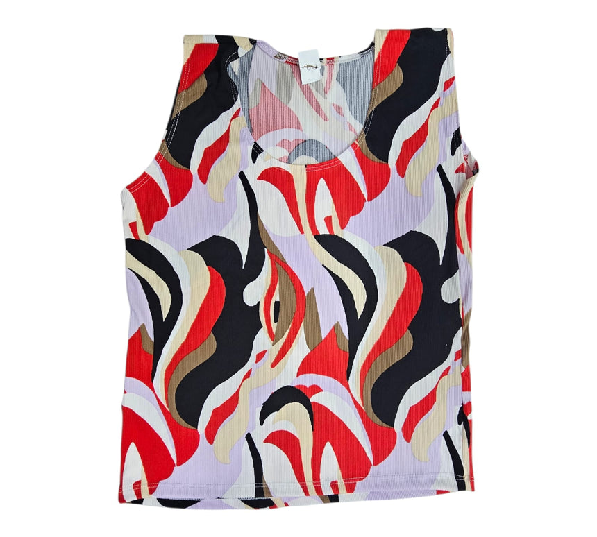 Musculosa animal print