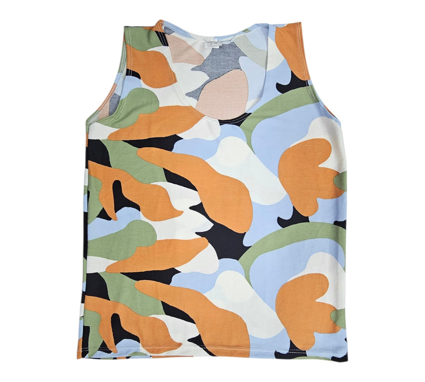 Musculosa animal print