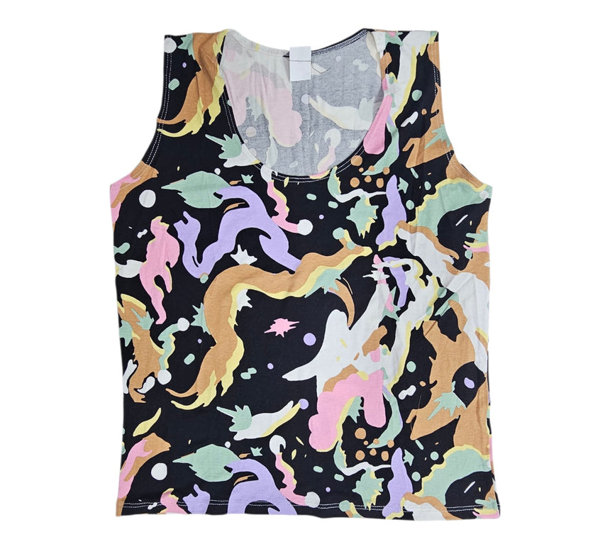 Musculosa animal print
