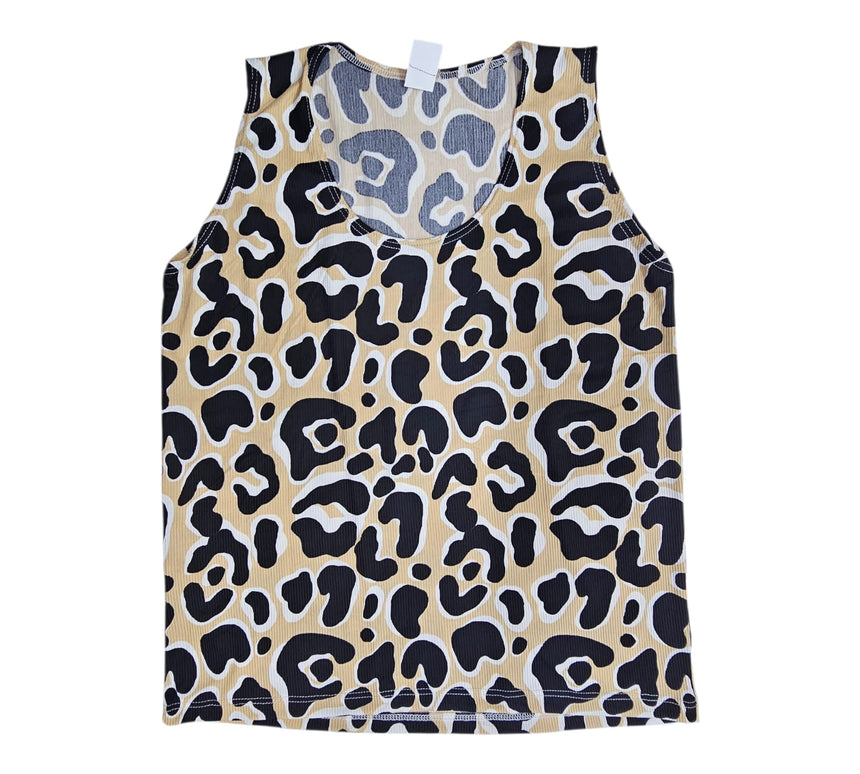 Musculosa animal print