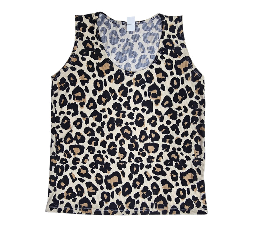 Musculosa animal print