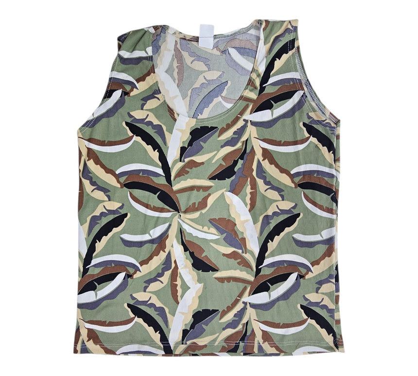 Musculosa animal print