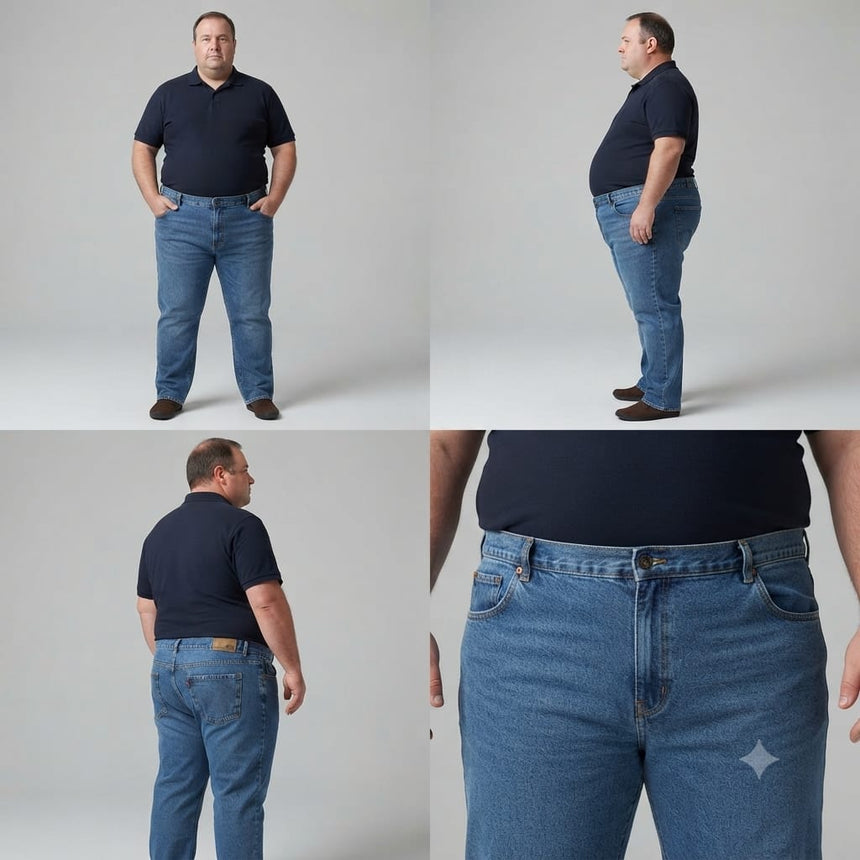 Jean clasico especial azul con spandex