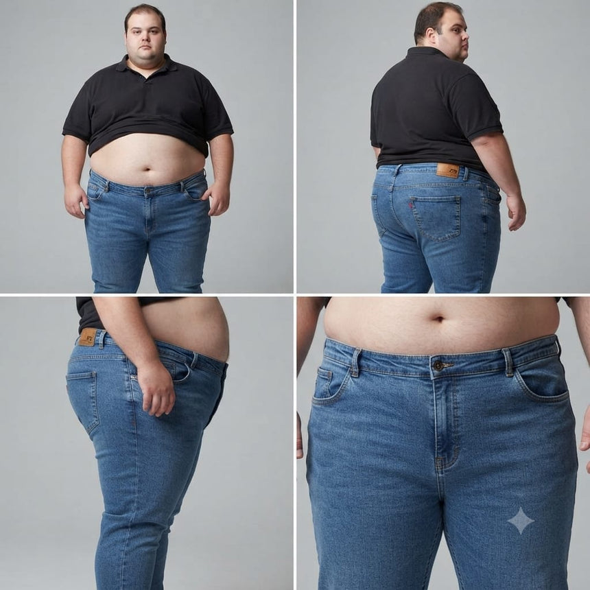 Jean clasico especial azul con spandex