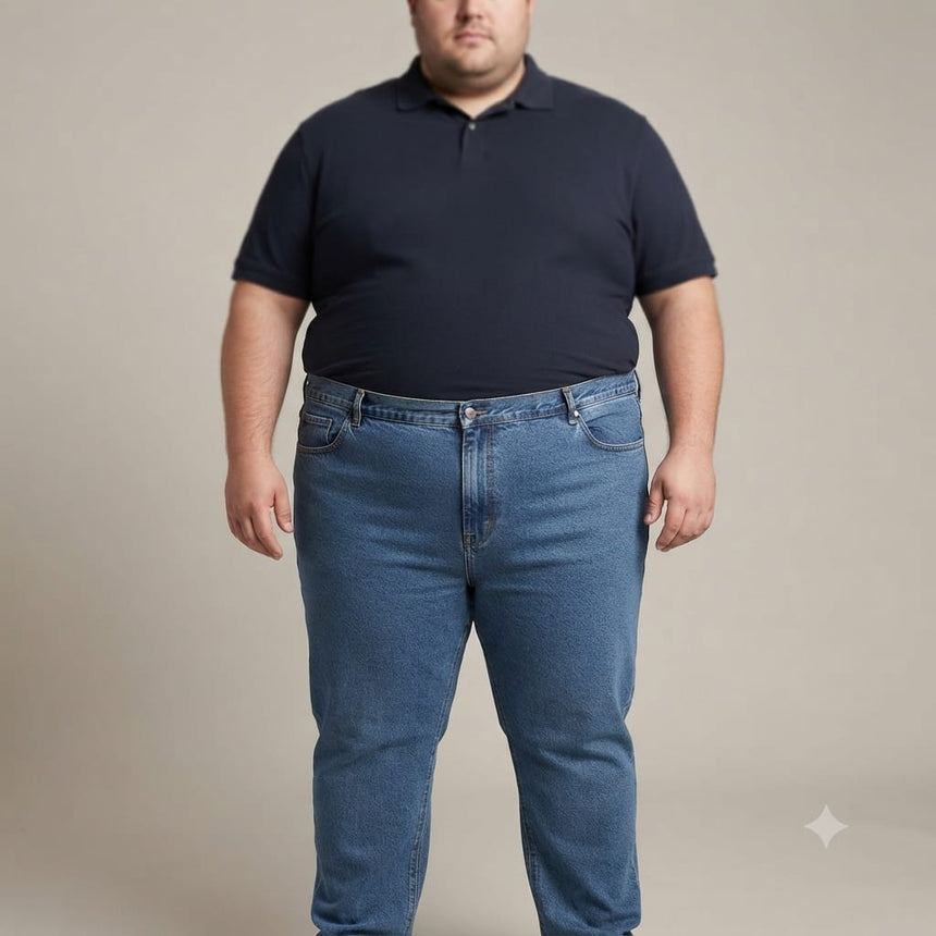Jean clasico especial azul con spandex