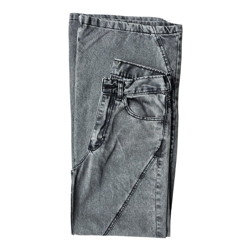 Jean wide leg rigido