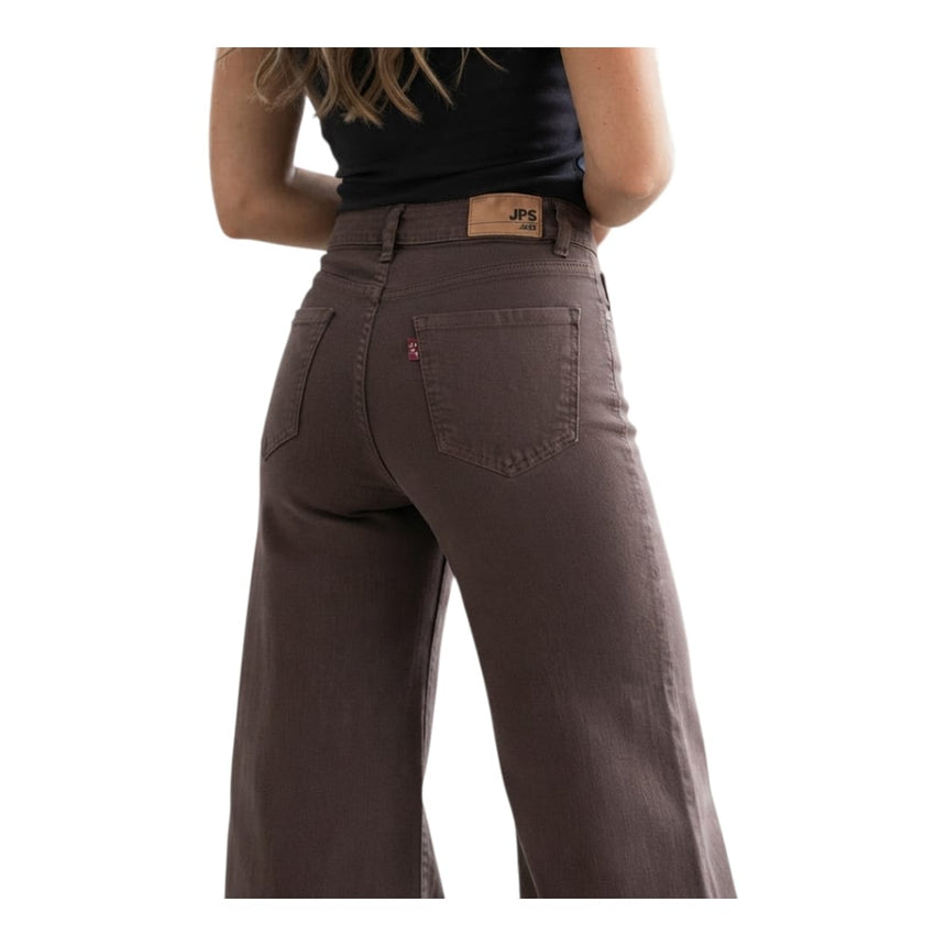 Jean wide leg chocolate