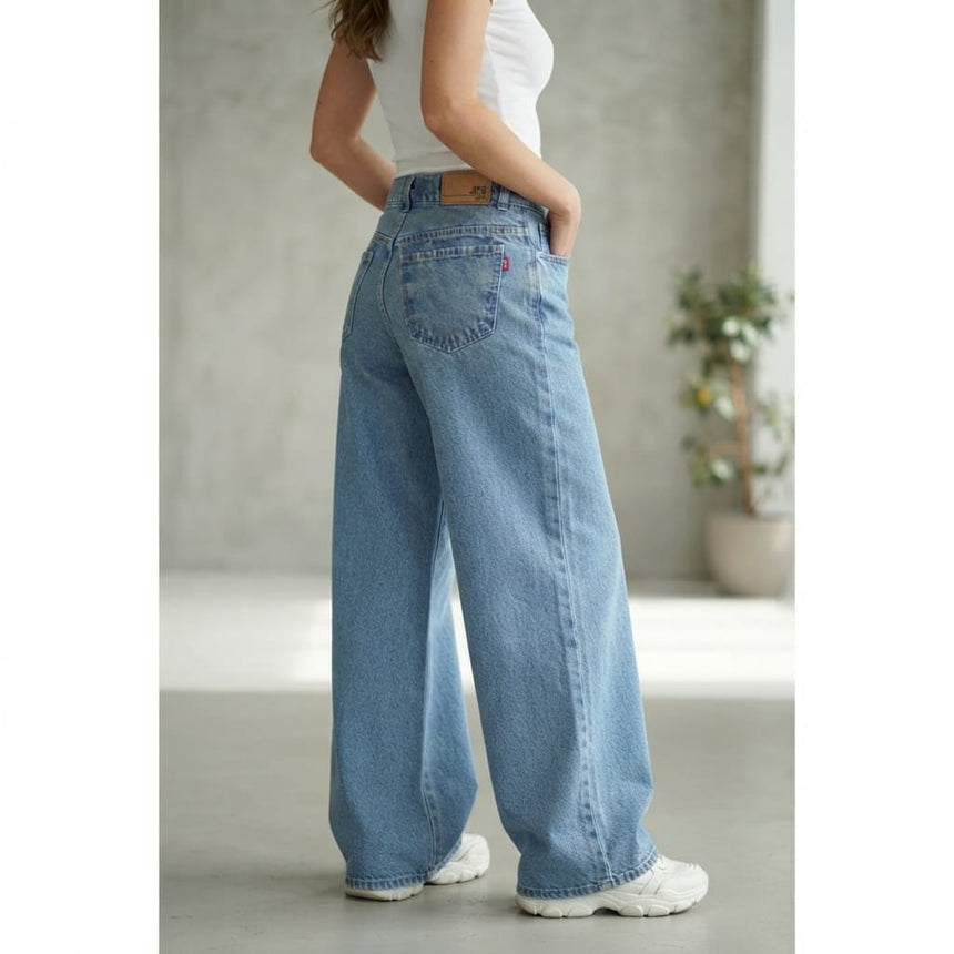 Wide leg rigido clarito
