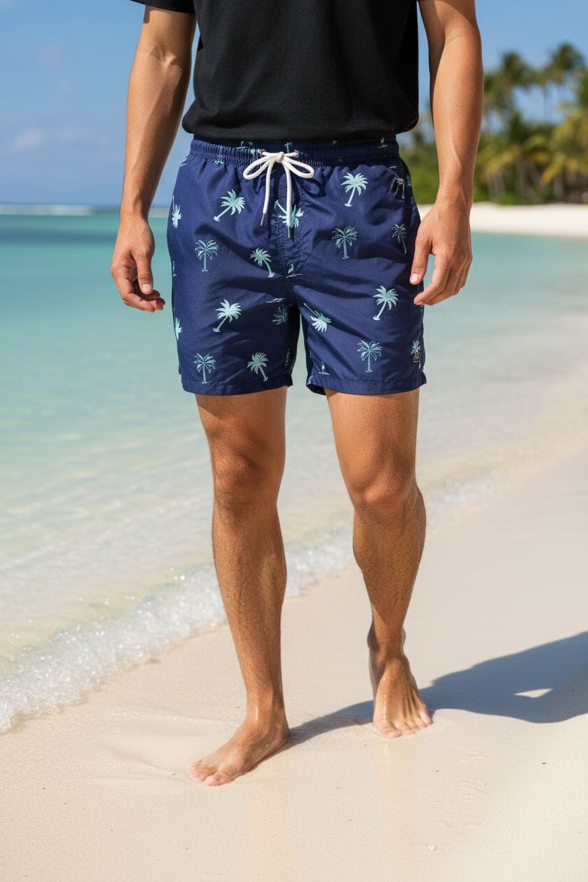 Short playa estampado