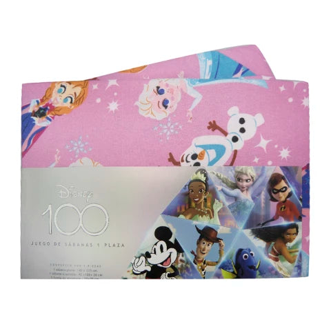 uego Sábanas Infantiles Frozen 1 Plaza 100% Microfibra