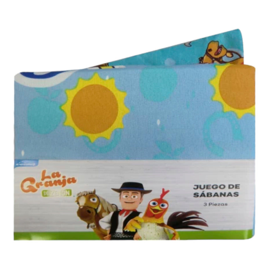 Juego Sábanas Infantiles Granja de Zenon