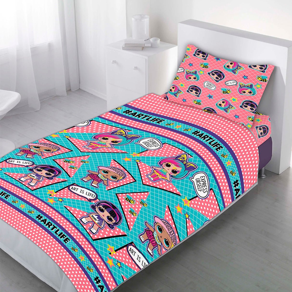 Juego Sábanas Infantiles LOL Surprise 1