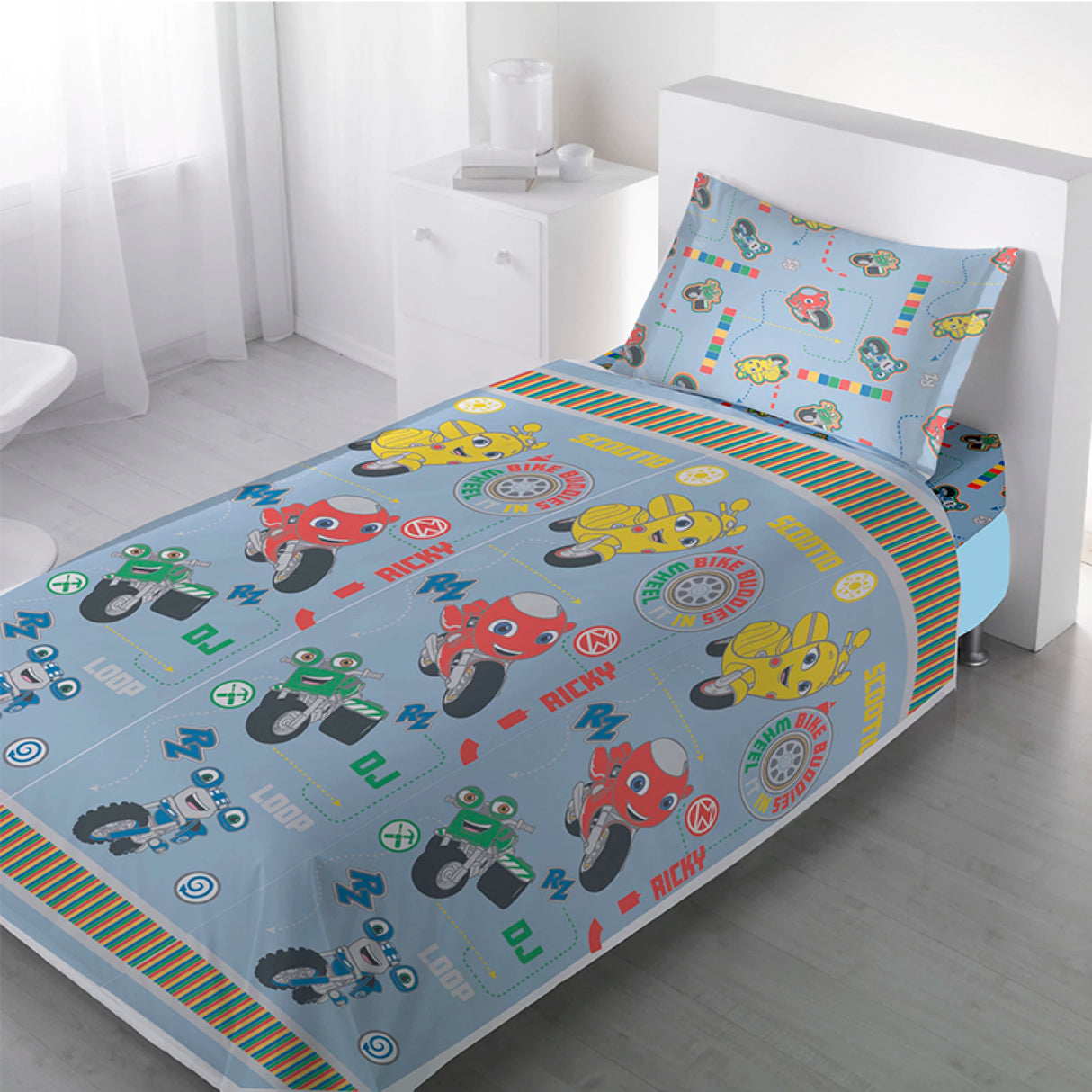 Juego Sábanas Infantiles Ricky Zoom