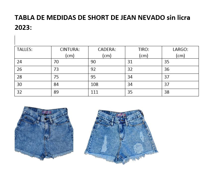 Short nevado