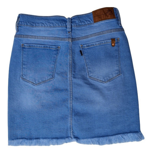 Minifalda Con Botones Y Roturas