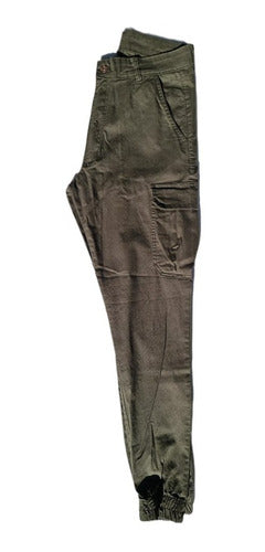 Pantalon Cargo Con Puño