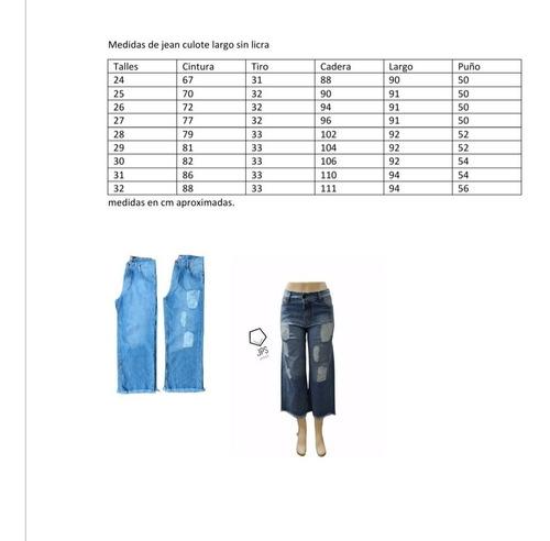 Culote Con Flecos sin roturas