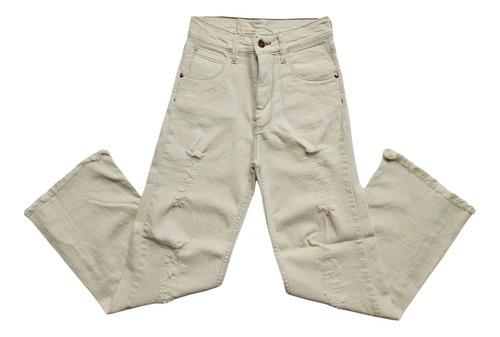 Jean Crudo Con Roturas