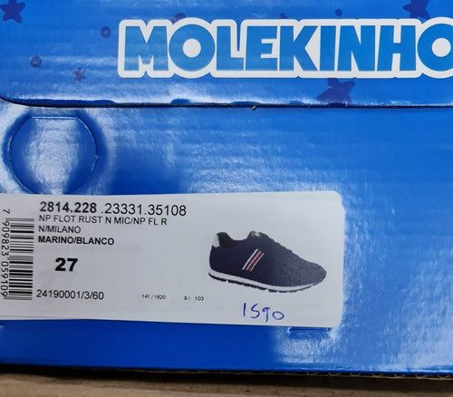 Championes Molekinhio Marino/blanco