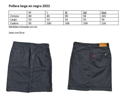 Pollera Black Grey