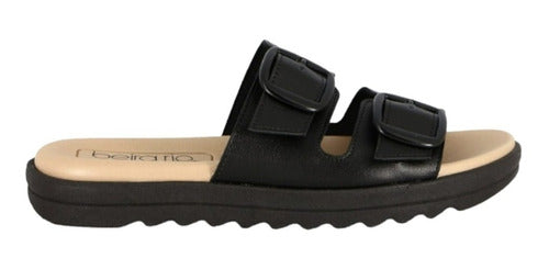Sandalia Beira Rio 3 Hebillas Super Confort