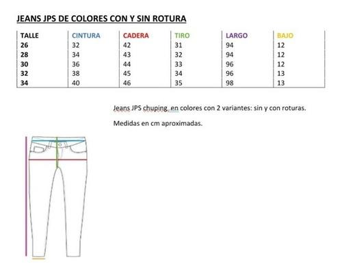 Jean de Colores Con Roturas