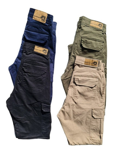 Pantalon Cargo Con Puño