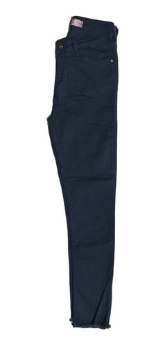 skinny tiro Alto Black Desflecado